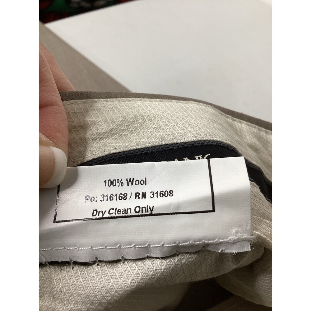 NWT Jos A Bank Signature Tailored Fit Men's Khaki Dress Pants Size‎ 40R - Picture 7 of 8
